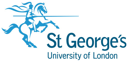 St George's University of London logo. The logo links to St George's website